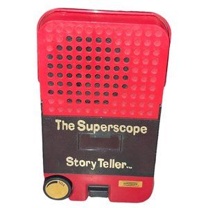 Vintage The Superscope Story Teller Portable Cassette Player Very Rare For parts